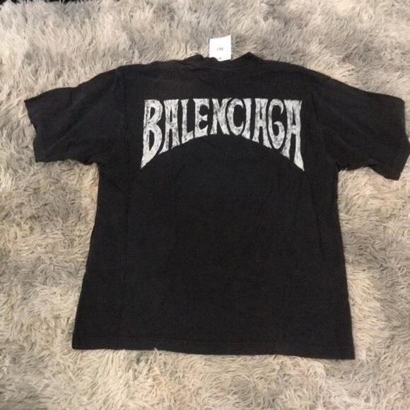 New Authentic BALENCIAGA Paris Sunset Graphic T-Shirt Oversize fit size XS - Picture 11 of 11